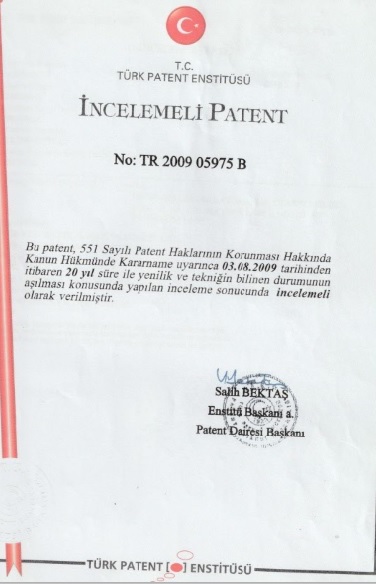 İZOBOZZ KEÇE YÖNTEM PATENTLİ   ( TR 2009 05975 B ) üründür.